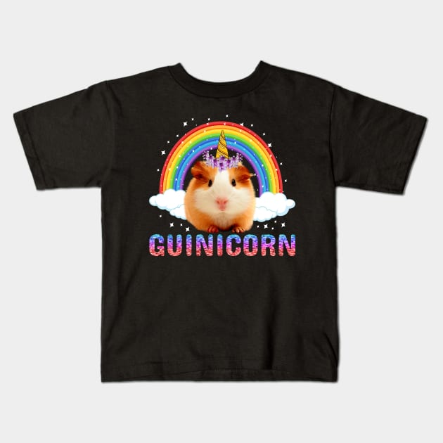 Guinea Pig Unicorn Guinicorn Kids T-Shirt by reginaturner